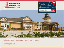 Tablet Screenshot of childrenslighthouse.com